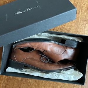 COPY - Men's Kenneth Cole 'Living on Edge' Brown Leather Dress Shoe, Size 10.5